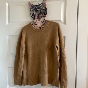 J Crew Camel Teddy Sweater
